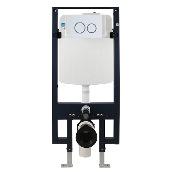 Eago White Dual Flush Wall Mounted Toilet Tank Carrier for WD101 WD332 WD333 PWG380-W - main